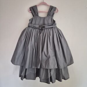 Edens Bouquet Grey Dress